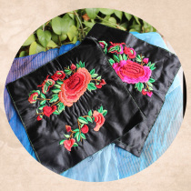 Preliminary bloom (deep-mei) Miao ethnic embroidered characteristic dresses belt handmade accessories embroidered cloth with two-coloured entry
