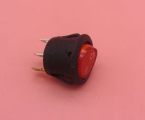 Round switch with light 3 foot switch accessories power switch on and off switch round