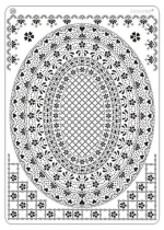 Paper lace (Paghimen) diy-convex perforated dual-purpose screen screen NO 20-comparable to Dutch imports