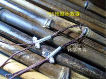 925 sterling silver counter Tibetan star Moon Bodhi Diamond beads handstring chanting Buddha count DIY accessories small