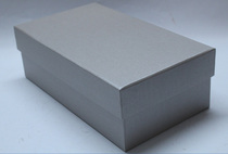 Lenica pattern solid color silver gray shoe box box storage box gift box wholesale custom gift box color box