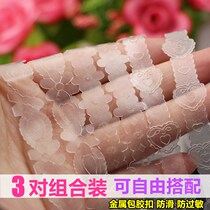 Thin invisible shoulder strap anti-slip buckle underwear bra strap transparent sling summer hanging neck seamless one-word collar Joker