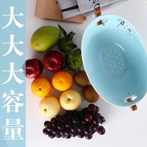 Pottery fruit basket fruit bowl Zero food fruit dish Chine