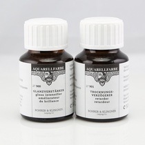 German RohrerKlingner watercolor painting slow drying agent light enhancer