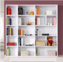 Bookcase Bookcase free combination Simple modern study furniture locker cabinet ABC combination white