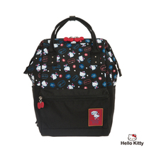 Hello Kitty Katie Fun Tour Large Open Hand Backpack M Black
