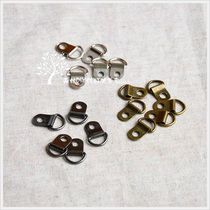 (Forest wholesale)DIY accessories bronze hanging bag with small buckle small ears three colors into 100 bags