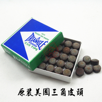 US imported original Triangle Triangle leather head black 8 snooker club head