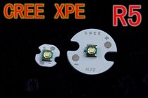 Cost-effective CREE XPE R5 cold white light bulb suitable for low-end flashlight transformation and upgrade