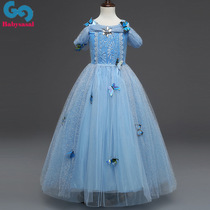 Children show clothing princess long dress girls long dress