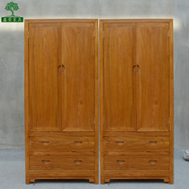 Special Camphor Furniture 2 - door Wardrobe All - solid Wood Wardrobe Top Cabinet Bedroom Locker Locker Multi - floor