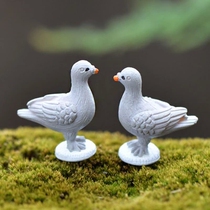 Multi Meat Moss Microscape Eco Bottle Bonsai Diy Accessories Small Pigeon Decoration Material Pendulum Doll Animals