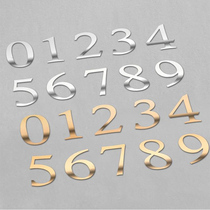 Digital stickers set self-adhesive pvc table card stickers Arabic numerals seat card guest seat wedding wedding supplies