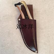 Garden scissors cover Bull Leather Scissors Sleeve Head Layer Bull Leather Whole Branch Cut pruner Branch Scissors Sleeve Gardening Knife Sleeve
