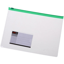 Remote Zip Bag US-F54 Zippered bag A5 sabbing bag File bag Information bag 24 packs