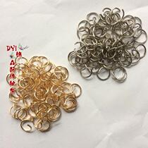 Opening ring Nickel color golden DIY Ornament Accessories Single Ring Connection Ring O-ring Handmade String Bead Material