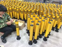 Galvanized line pile iron anti-collision barricade isolation column bar guard post traffic facilities thickened warning column