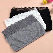 Clearance Korean version of anti-gloss modal chest wrap chest summer thin lace sling strap bottom bra