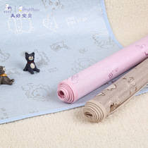 Baby ice silk mat foldable washed cartoon summer bamboo fiber mat Childrens bed mat Ice silk kindergarten