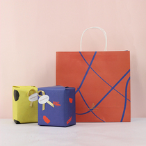 Li tea Deed original handmade gift packaging to pack imported kraft paper bag Hand gift (single beat does not ship)