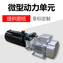 Customized hydraulic power unit small hydraulic pump station Double-acting AC motor 380v0 75kw hydraulic system