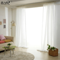 Seoul boutique arGEN yarn finished window screen curtain curtain yarn curtain curtain living room yarn Pink sound solid color