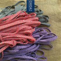 1cm wide polyester color interwoven rope pulling hat rope carrying bag rope waist rope pulling garment accessories clamping rope pulling rope