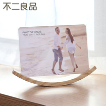 Add and wash photo frame table modern simple creative seven-inch 7-inch 6-frame photo frame personalized wooden photo frame