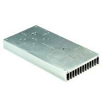 High quality heat sink silver white aluminum profile high power LED light radiator 228 6*113*25 7mm