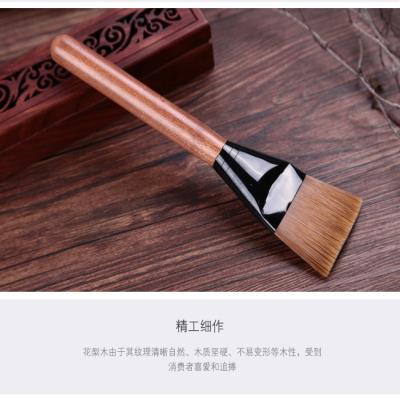 Tea brush tea pen hard widened hair brush kung fu tea set Accessories Set chicken wing Wood solid O Wood six gentlemen tea ceremony