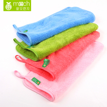 Thickened tablecloth rag non-lint absorbent coral fleece kitchen towel Korea double-sided cleaning towel