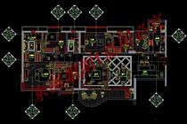 An A3 type simple European residential decoration Construction cad drawing interior decoration dwg drawing