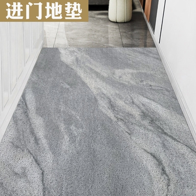 Silk Loop light luxury entrance mat high-end household entrance and exit foyer entrance mat carpet can be cut non-slip porch mat