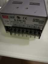 Unpacking machine Taiwan Mingwei switching power supply S-240-30 30V 8A] bag for good use