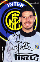 Toldo International Milan 2001-02 season of pro-pen signature Official Cards (IP)