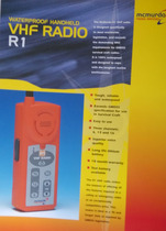 mcmurdo R1 R2 R5 two-way wireless phone GMDSS two-way life-saving walkie-talkie battery