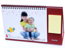 2021 personality calendar making Kodak gold suede Photo Paper 8 inch calendar custom-made with notes