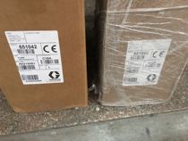 Stainless steel pneumatic diaphragm pump 1050 pump number 651042 solid Rick 1 inch calipers GRACO