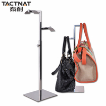 Thai-resistant stainless steel bag display rack floor hanging bag display rack stand counter Hand bag display shelf