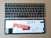 New HP HP EliteBook Folio 9470 M 9480 Keyboard Silver Frame Backlight