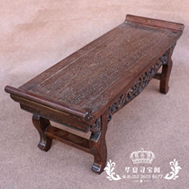 New antique wood crafts coffee table decoration home decoration solid wood lace small table for table ornaments
