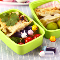 Export Japanese animal shape mini portable soy sauce bottle Bento Box 6 sauce bottle oil vinaigrette bottle 6