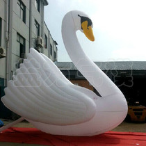 Custom inflatable white swan cartoon model doll mascot fixed shaped outdoor opening celebration advertising air mold