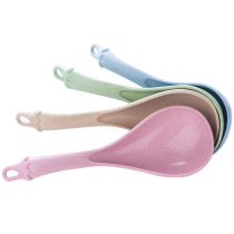 Wheat straw spoon household tableware Soup Bowl Spoon rice spoon environmental protection wheat fragrance round ear spoon porridge