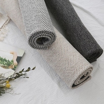 South Korea imported Nordic style wave pattern easy to take care of non-slip living room carpet mat carpet