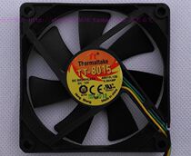  TT 8015 8CM cooling fan 4-pin PWM speed control temperature control mute 1 5CM thick 12V 0 28A
