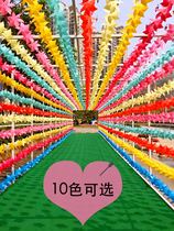 10-color six-color windmill string outdoor hanging kindergarten decoration big windmill festival venue layout plastic traditional toys