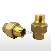 Hundred war valve brass inner and outer wire live oil direct water pipe joint copper fittings 4 minutes 6 minutes 1 inch