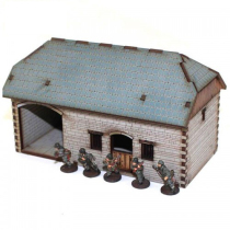 Little Wheat Record Wood Scene 15mm 1:100 fow ps take the battle of World War II stables