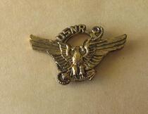 Brand New Beauty Monarch Original Product Male version USNR US Haijun Reserve Qualification Small Gold Medal Metal Badge Badge Cap